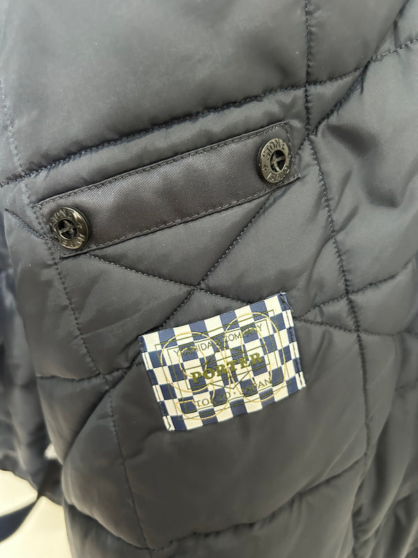 Stone Island x Porter Hand Corrosion On Nylon Twill Parka
