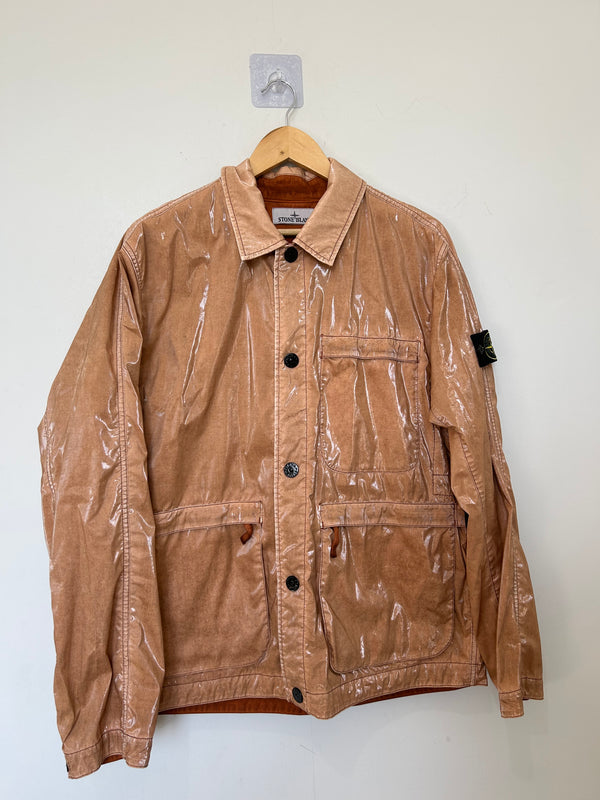 Stone Island Mussola Prismatica Pietra