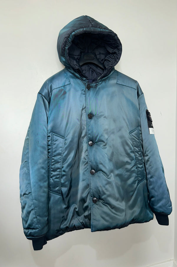 Stone Island x Porter Hand Corrosion On Nylon Twill Parka