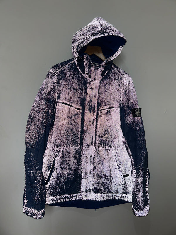 Stone Island Garment Dyed Pixel Reflective Jacket