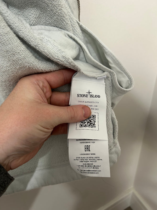 Stone Island Reflective Garment Lamination Hoodie
