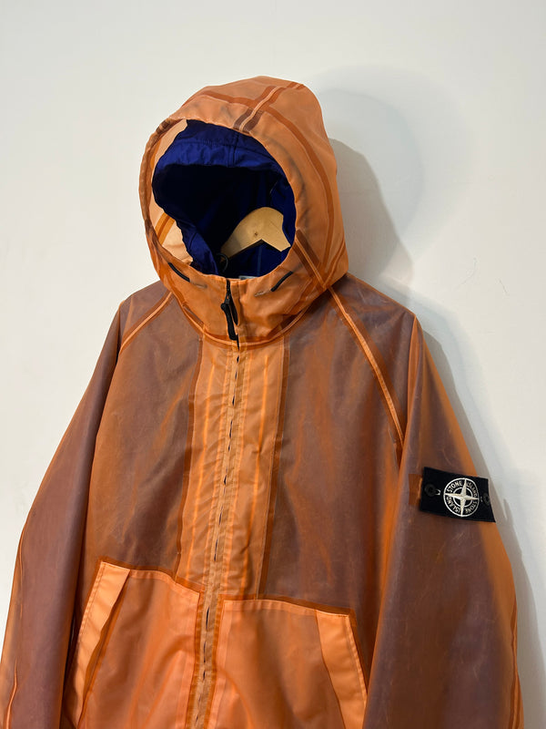 Stone Island Orange Poly Cover Composite Jacket