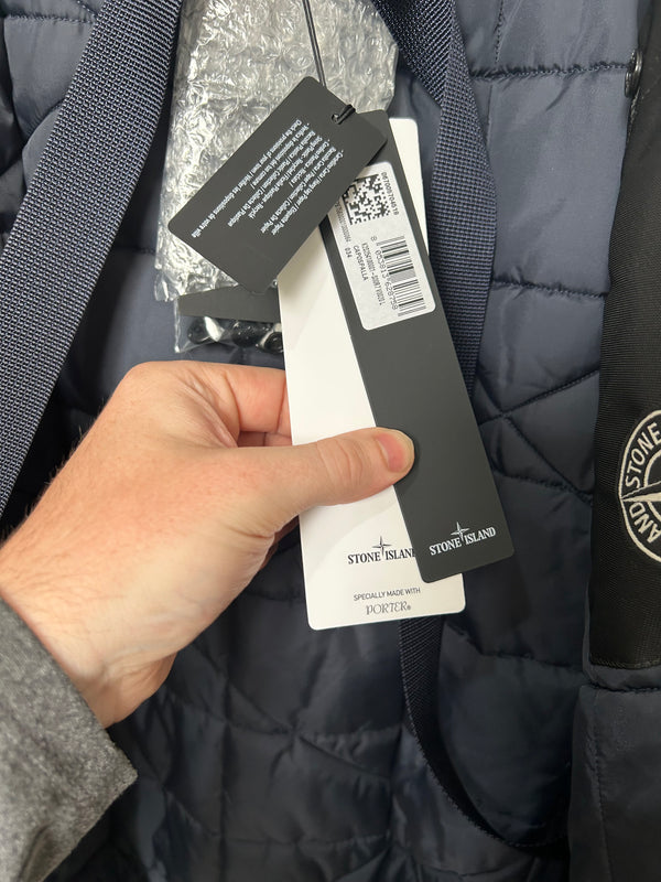 Stone Island x Porter Hand Corrosion On Nylon Twill Parka