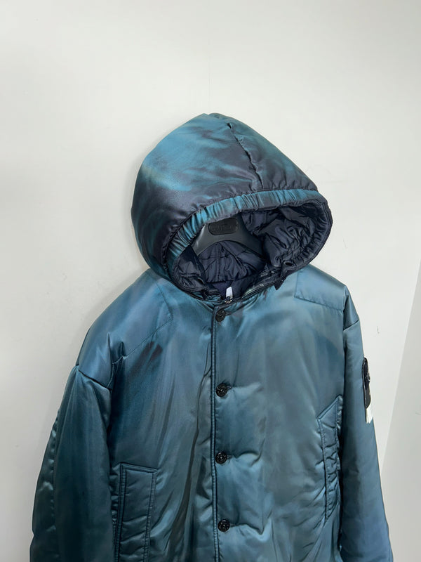 Stone Island x Porter Hand Corrosion On Nylon Twill Parka