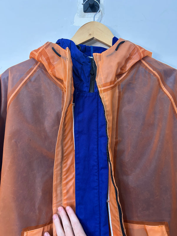 Stone Island Orange Poly Cover Composite Jacket