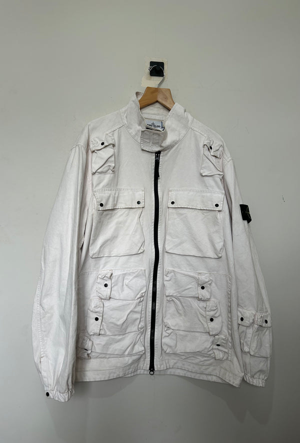 Stone Island Canvas Placcato Field Jacket