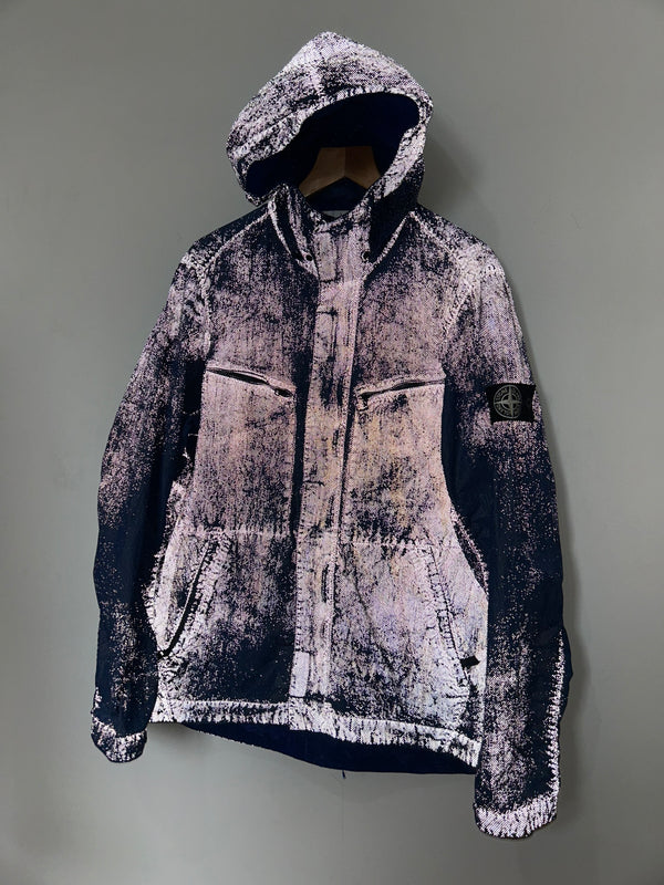 Stone Island Garment Dyed Pixel Reflective Jacket