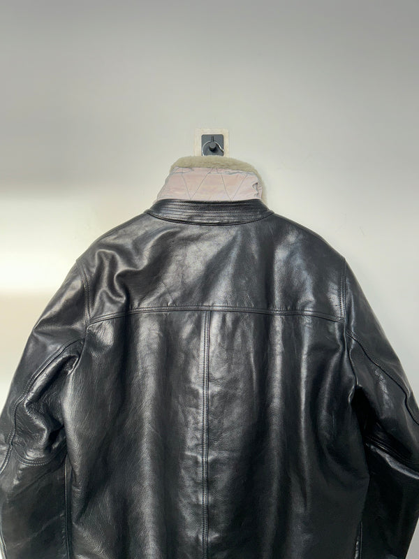 Stone Island 30 Year Anniversary Waxed Soft Leather Jacket