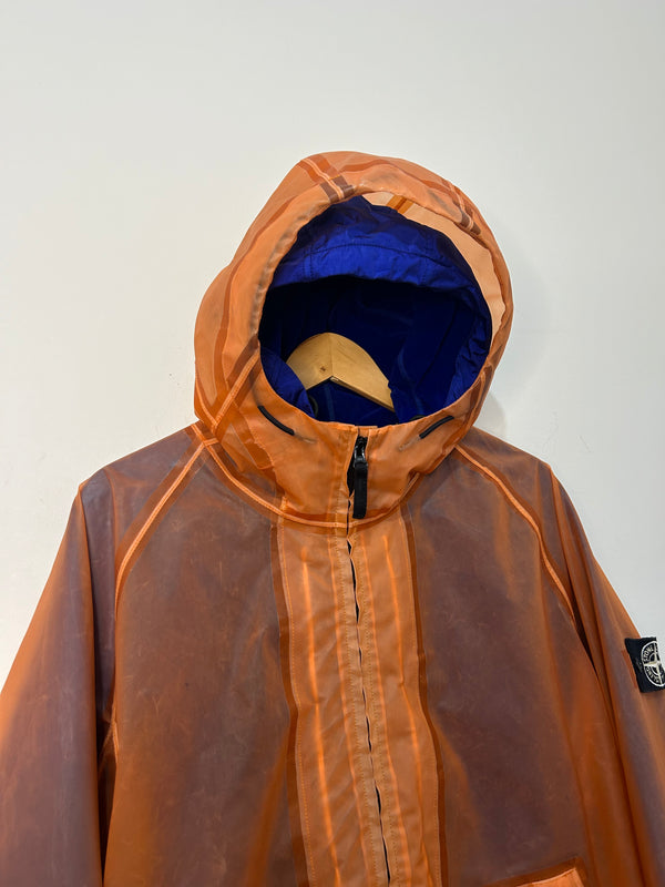 Stone Island Orange Poly Cover Composite Jacket