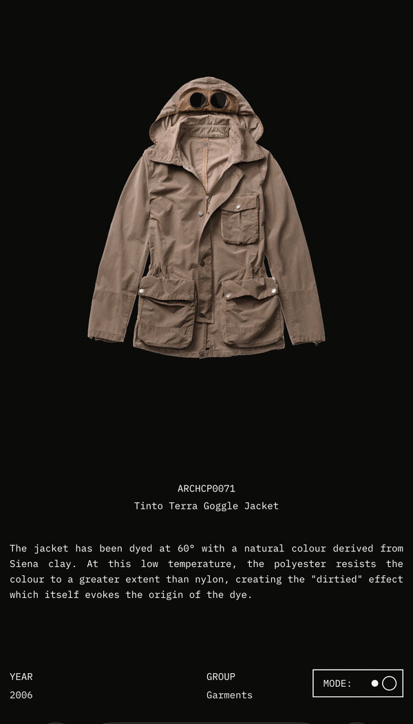 CP Company Tinto Terra Archive Jacket