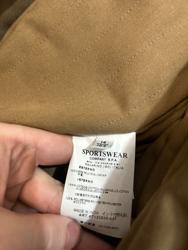 CP Company Leather Goggle Jacket