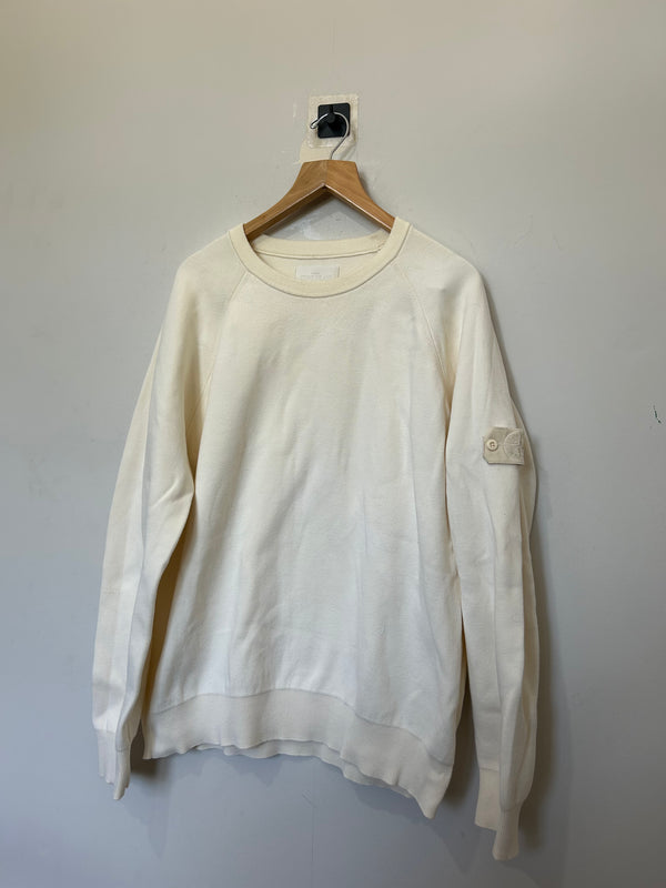 Stone Island Ghost Soft Cotton Double Face Construction Jumper