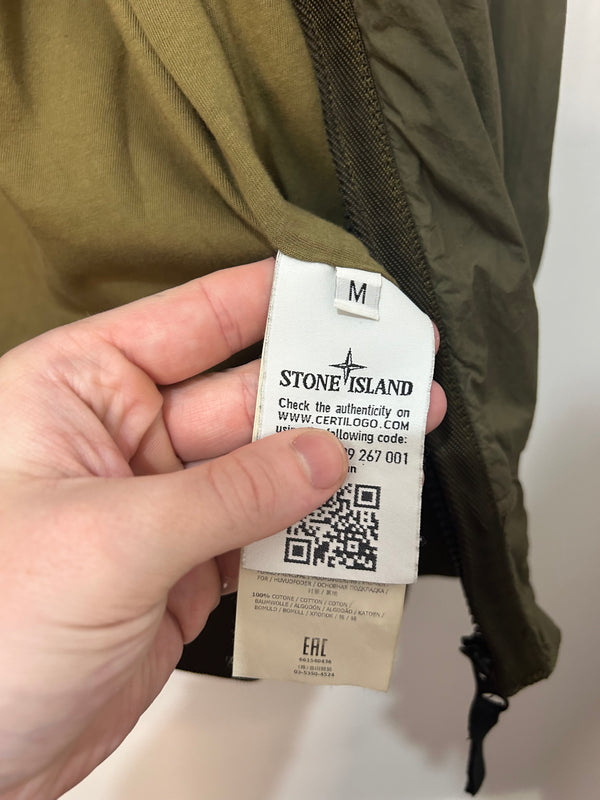 Stone Island Garment Dyed Crinkle Reps Bomber Jacket
