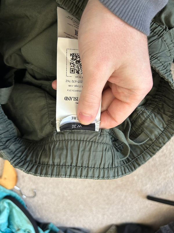 Stone Island Cotton Twill Stretch Cargos