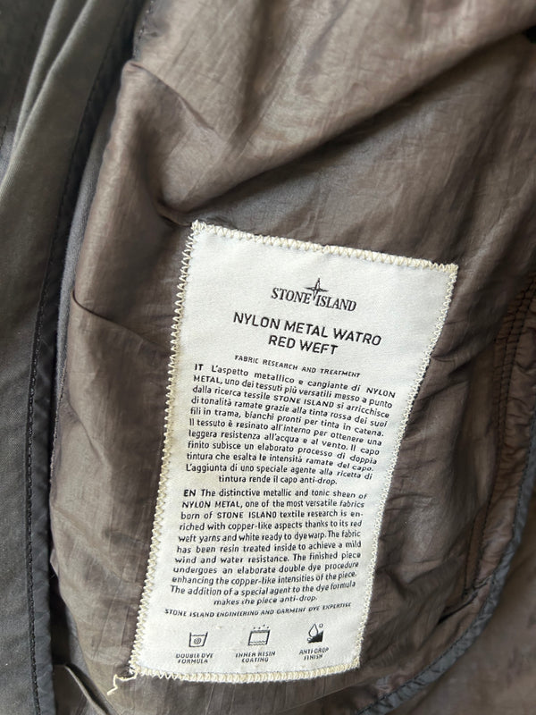 Stone Island Nylon Metal Watro Ripstop Red Weft