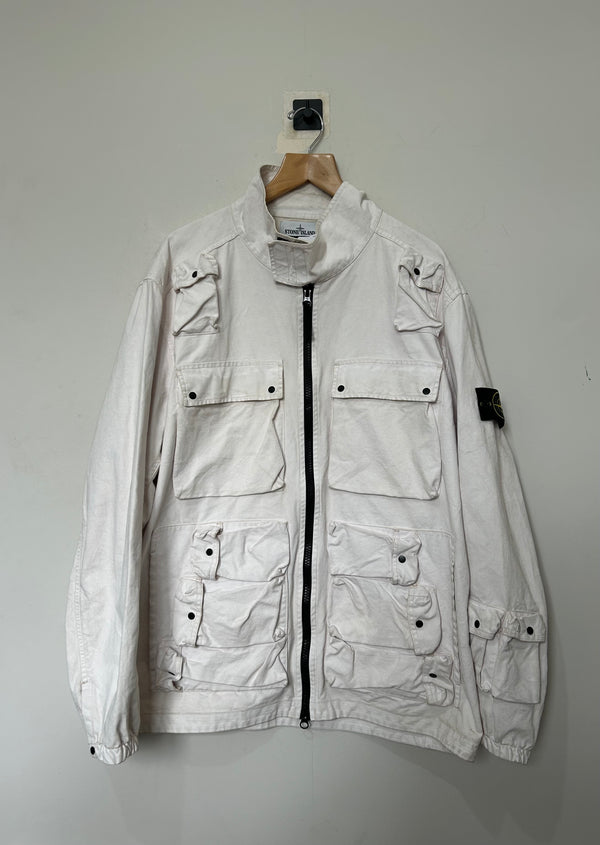 Stone Island Canvas Placcato Field Jacket