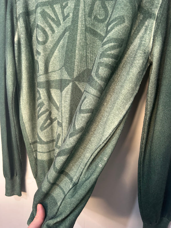 Stone Island Airbrushed Lazer Print Knit