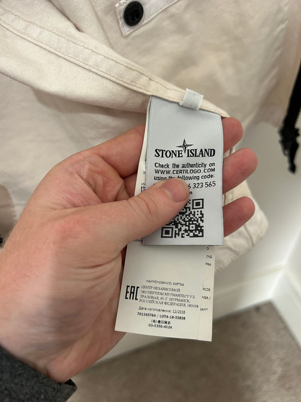 Stone Island Canvas Placcato Field Jacket