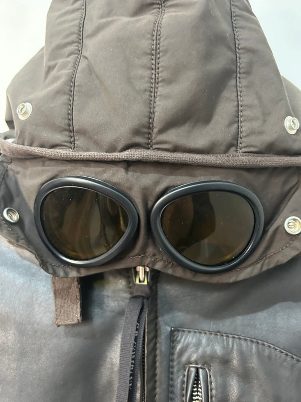 CP Company Leather Goggle Jacket