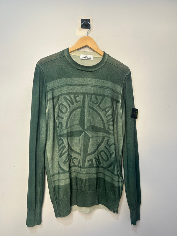 Stone Island Airbrushed Lazer Print Knit