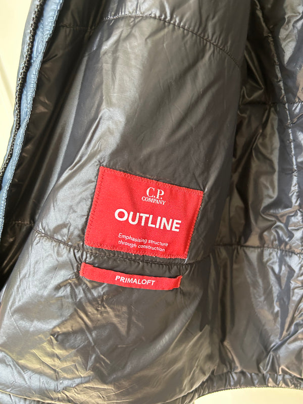 CP Company Blue Outline Goggle Jacket