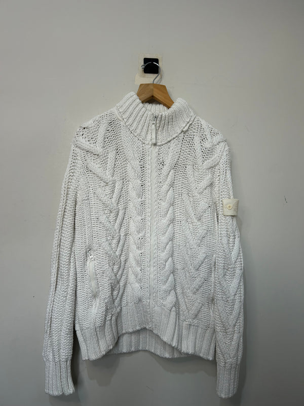 Stone Island 2011 Ghost Cable Knit Cardigan