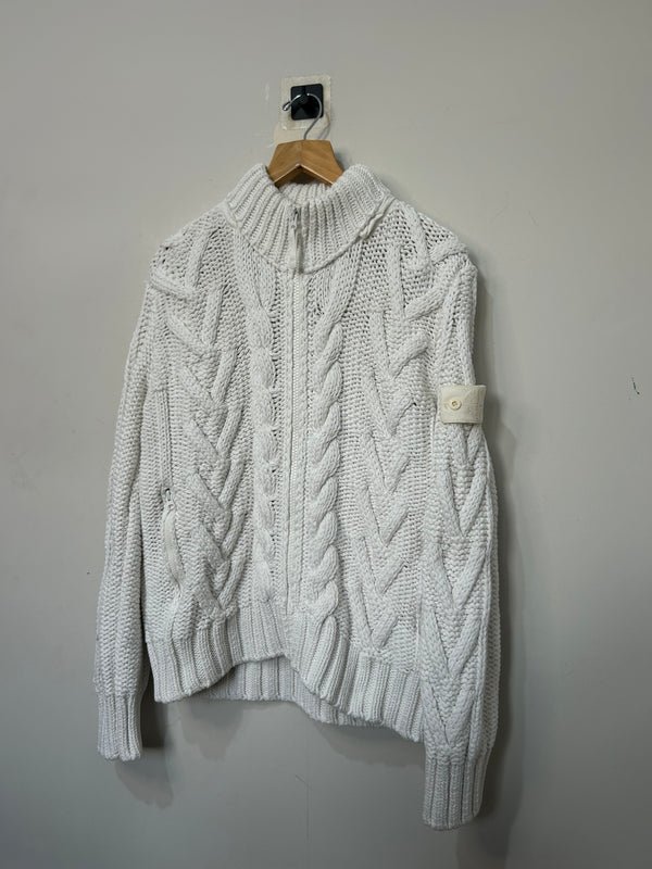 Stone Island 2011 Ghost Cable Knit Cardigan