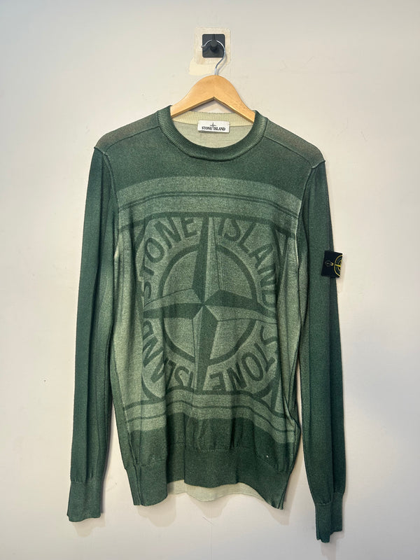 Stone Island Airbrushed Lazer Print Knit