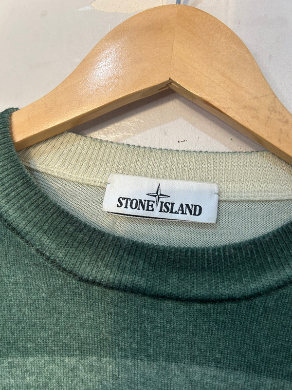 Stone Island Airbrushed Lazer Print Knit