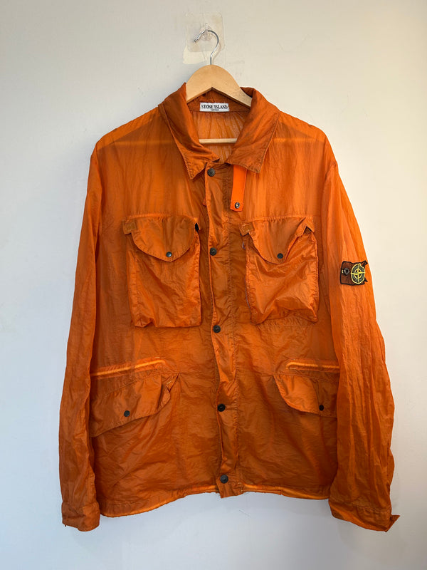Stone Island 2008 Hyper Light Mesh Badge Field Jacket