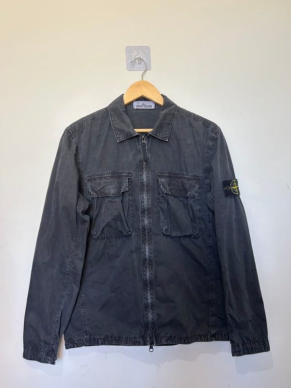 Stone Island Brushed Cotton Overshirt