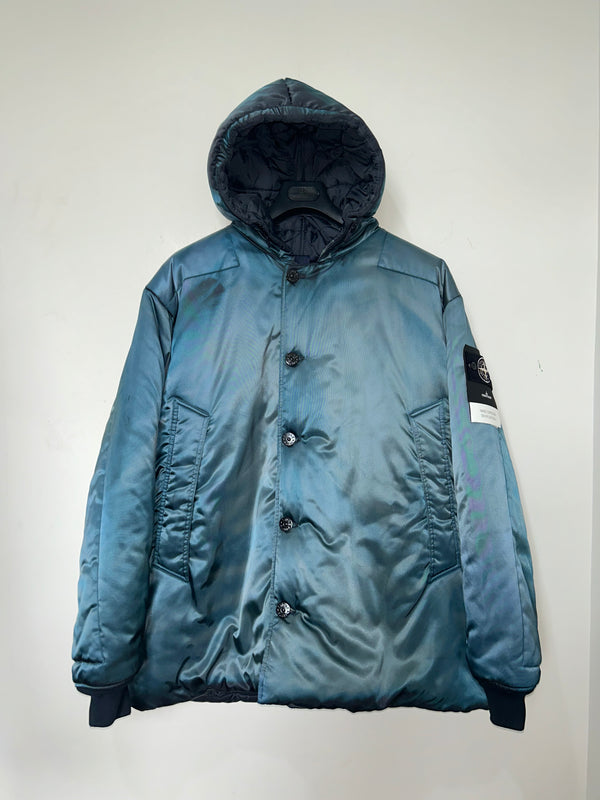 Stone Island x Porter Hand Corrosion On Nylon Twill Parka