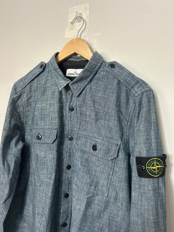 Stone Island Denim Overshirt