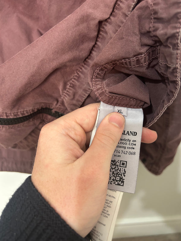 Stone Island Maroon Overshirt