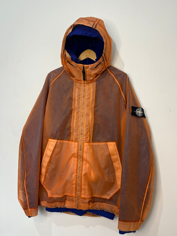 Stone Island Orange Poly Cover Composite Jacket
