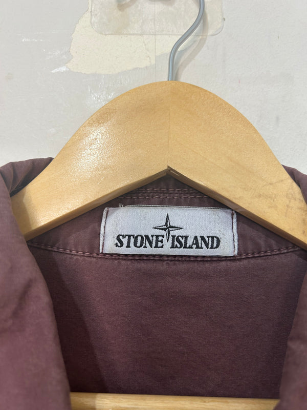 Stone Island Maroon Overshirt