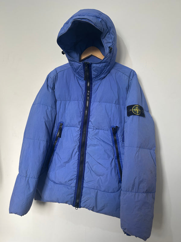 Stone Island Garment Dyed Crinkle Reps Down Jacket