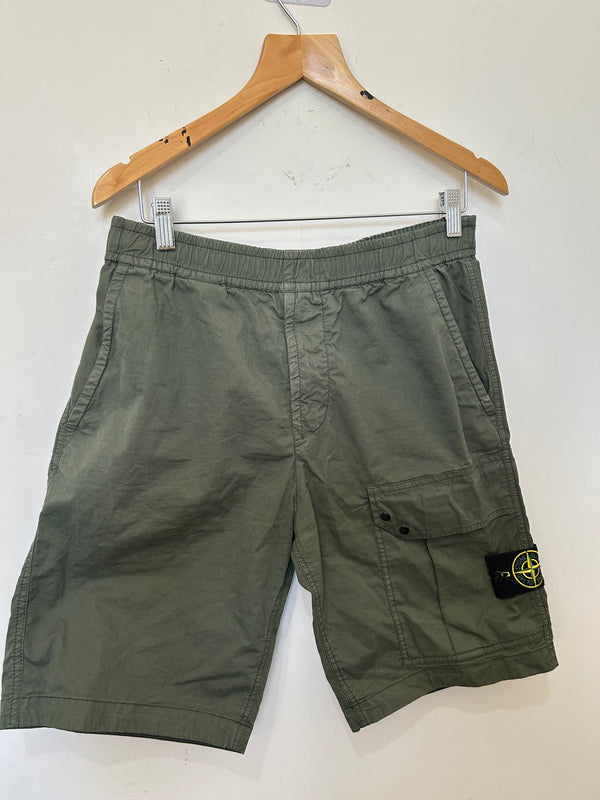 Stone Island Cotton Twill Stretch Cargos