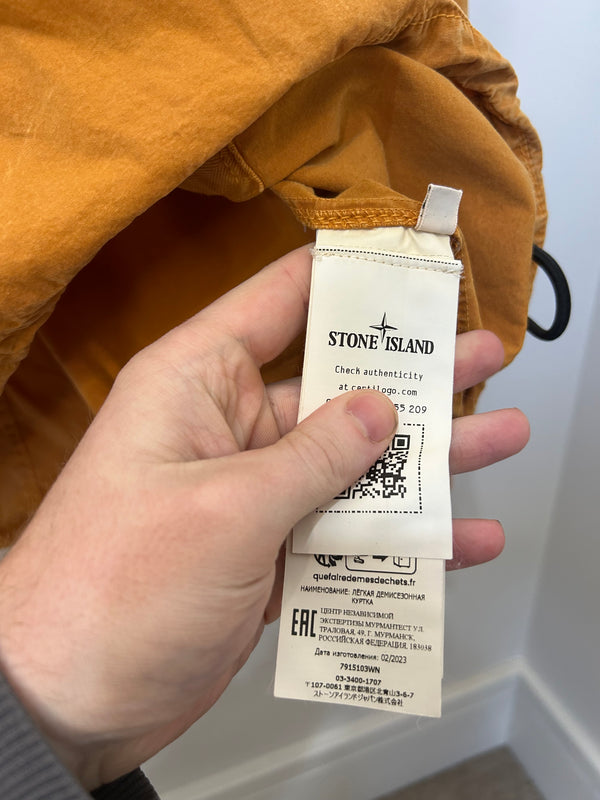 Stone Island Quarter Zip Hooded Smock