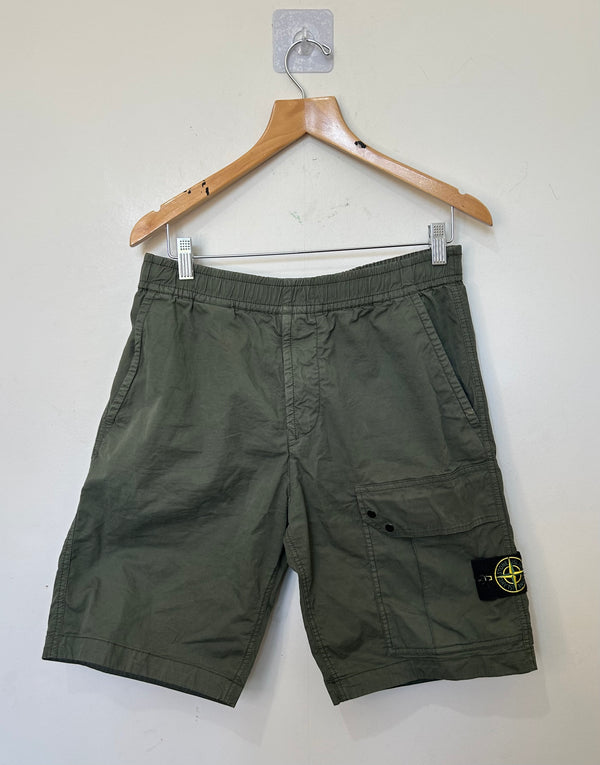 Stone Island Cotton Twill Stretch Cargos