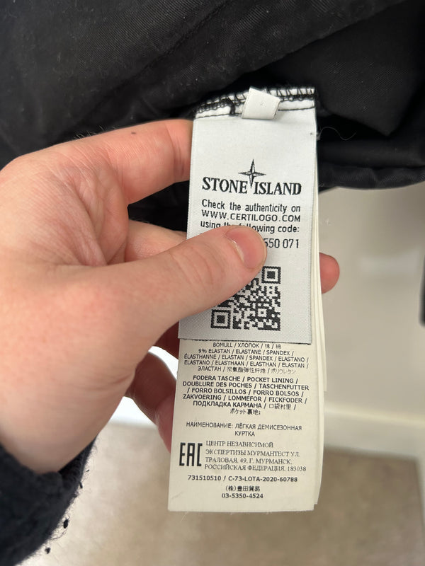 Stone Island Quarter Zip Hooded Smock