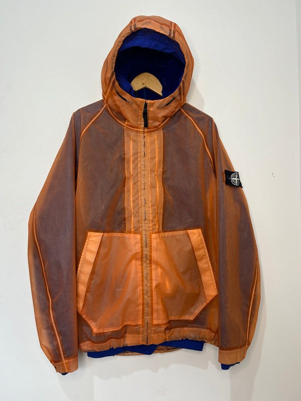 Stone Island Orange Poly Cover Composite Jacket