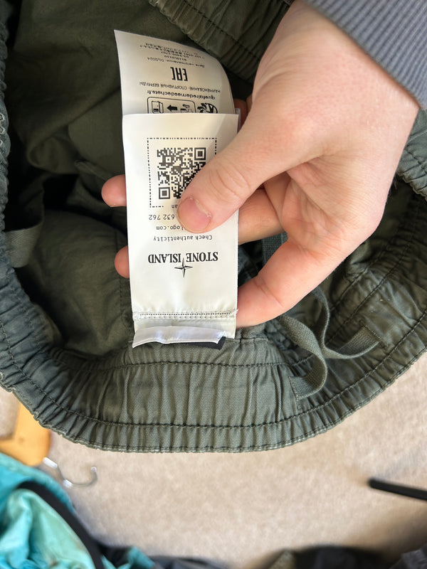 Stone Island Cotton Twill Stretch Cargos