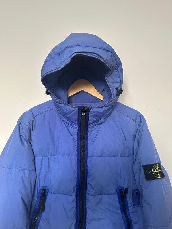 Stone Island Garment Dyed Crinkle Reps Down Jacket