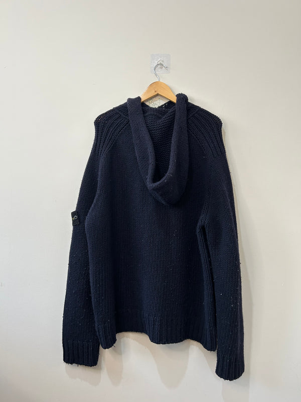 Stone Island 2000s Lana Wool Hoodie