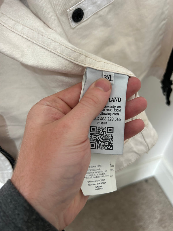 Stone Island Canvas Placcato Field Jacket