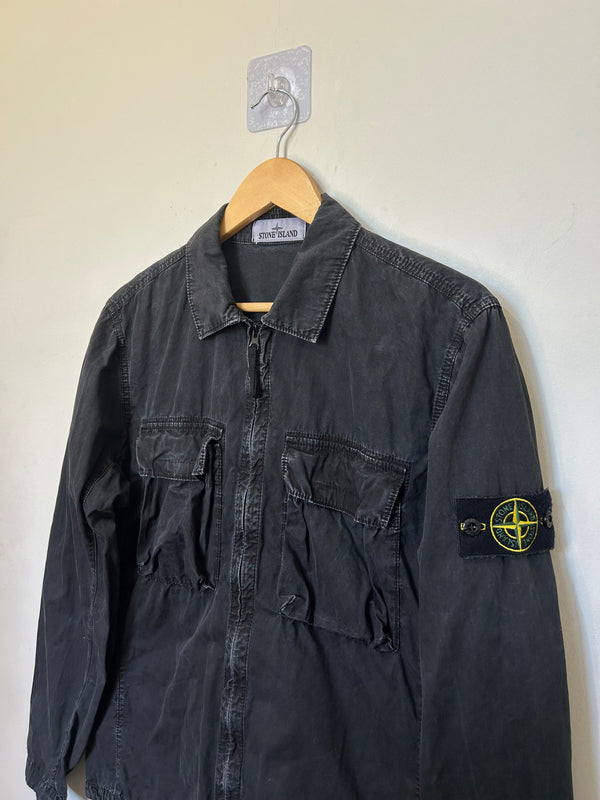 Stone Island Brushed Cotton Overshirt