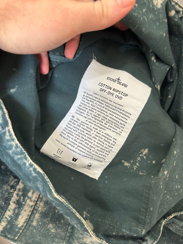 Stone Island Cotton Ripstop Off Dye OVD Smock