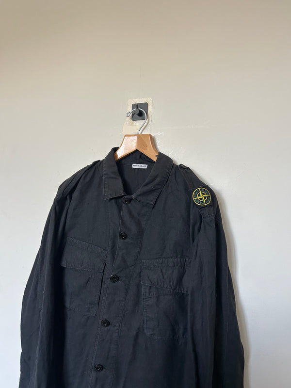 Stone Island 2007 Linoflax Shoulder Badge Overshirt