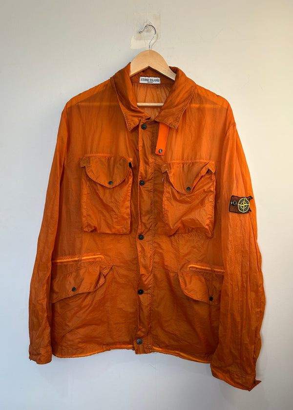 Stone Island 2008 Hyper Light Mesh Badge Field Jacket